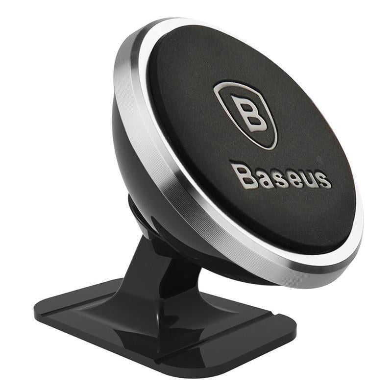 Тримач для телефона магнітний в автомобіль BASEUS 360 градусів Сріблястий (856329815)