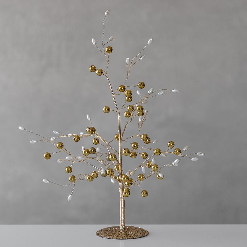 Дерево декоративное Сияние золота 37 см Дерево декоративное Сияние золота 37 см