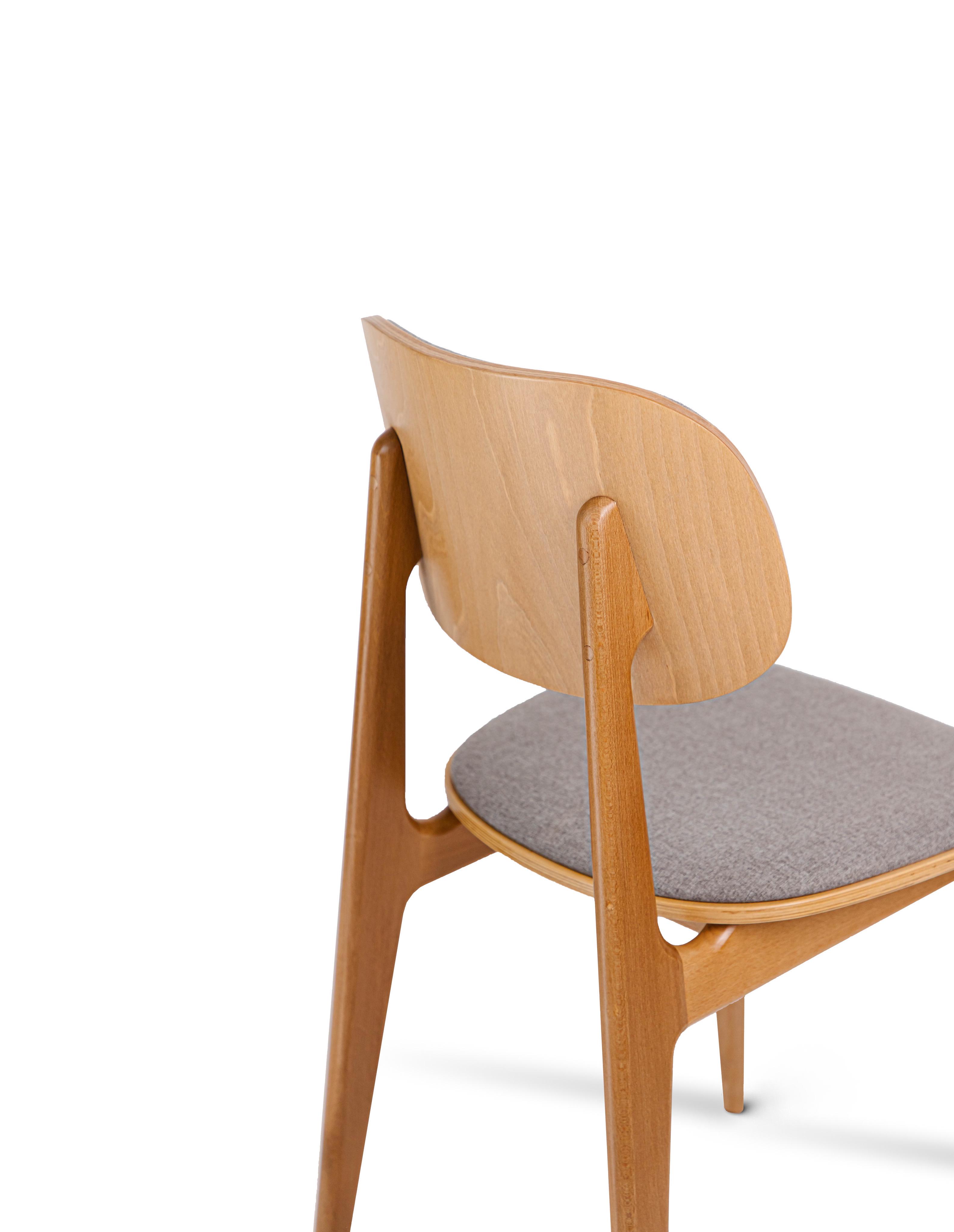 Стілець для кухні та вітальні Колібрі Лула софт 450х840х530 мм Натуральний/Мальмо (GAА0055533) - фото 4 Стілець для кухні та вітальні Колібрі Лула софт 450х840х530 мм Натуральний/Мальмо (GAА0055533) - фото 4