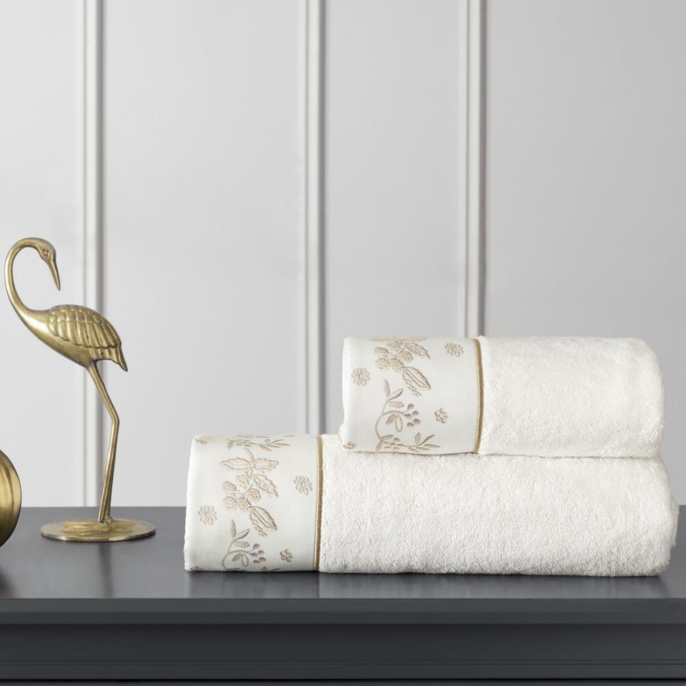 Набор полотенец Tivolyo Home Motif 50х100/75х150 см Белый