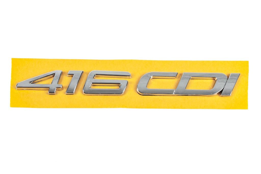 Надпись 416 cdi Davs Auto для Mercedes Sprinter W906 2006-2018 гг. abs-пластик Хром