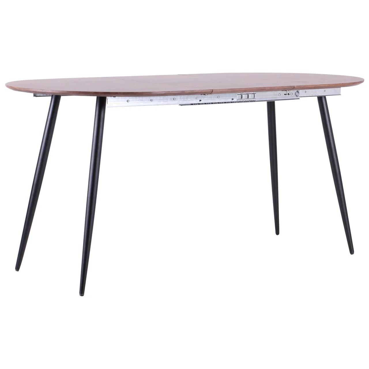 Стіл обідній AMF Holding Nevada 770х1200+400х800 розкладний Чорний/Дуб шервуд - фото 6 Стіл обідній AMF Holding Nevada 770х1200+400х800 розкладний Чорний/Дуб шервуд - фото 6