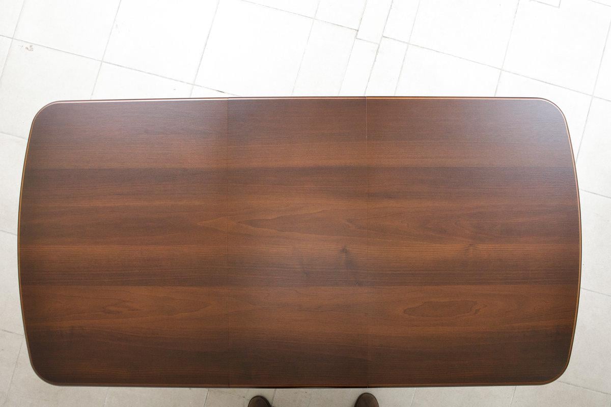 Стол обеденный Мікс Меблі Бруно раскладной 1290х340х750 мм Орех темный - фото 2