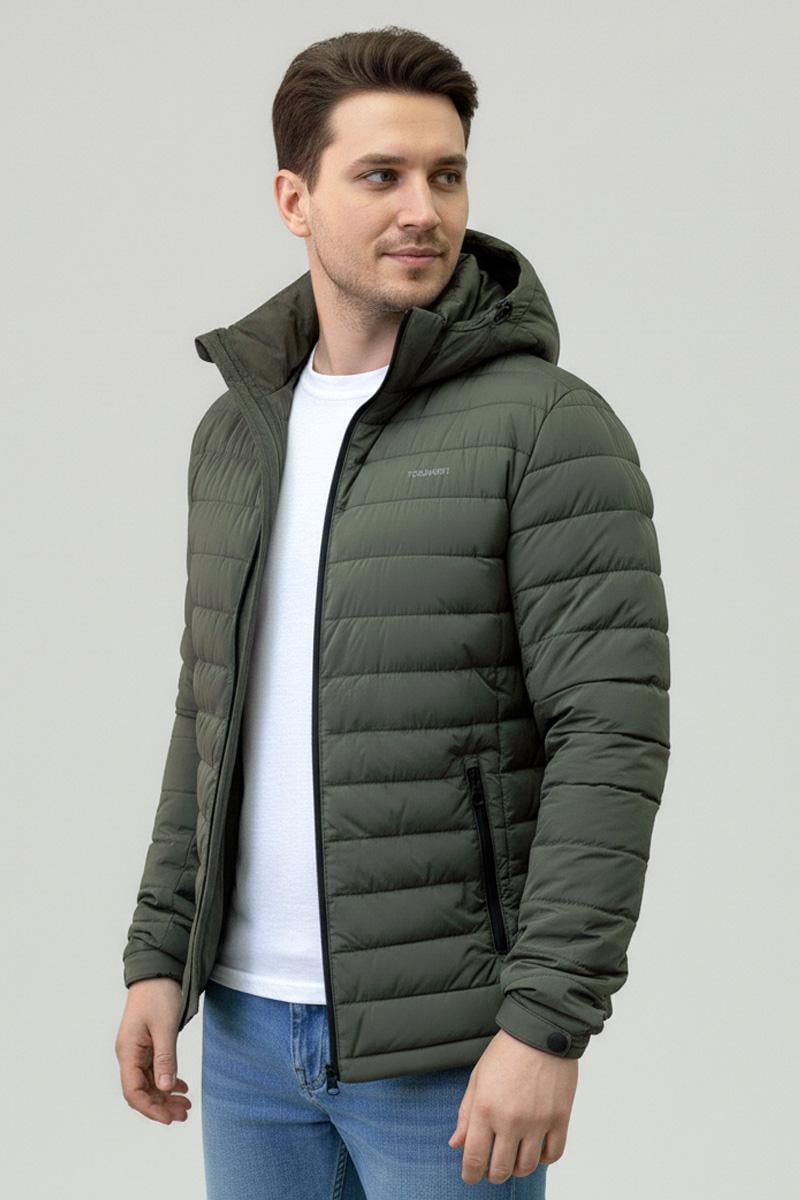 Куртка мужская с капюшоном р. 46 Оливковый (SB-22217-atlantic-olive)