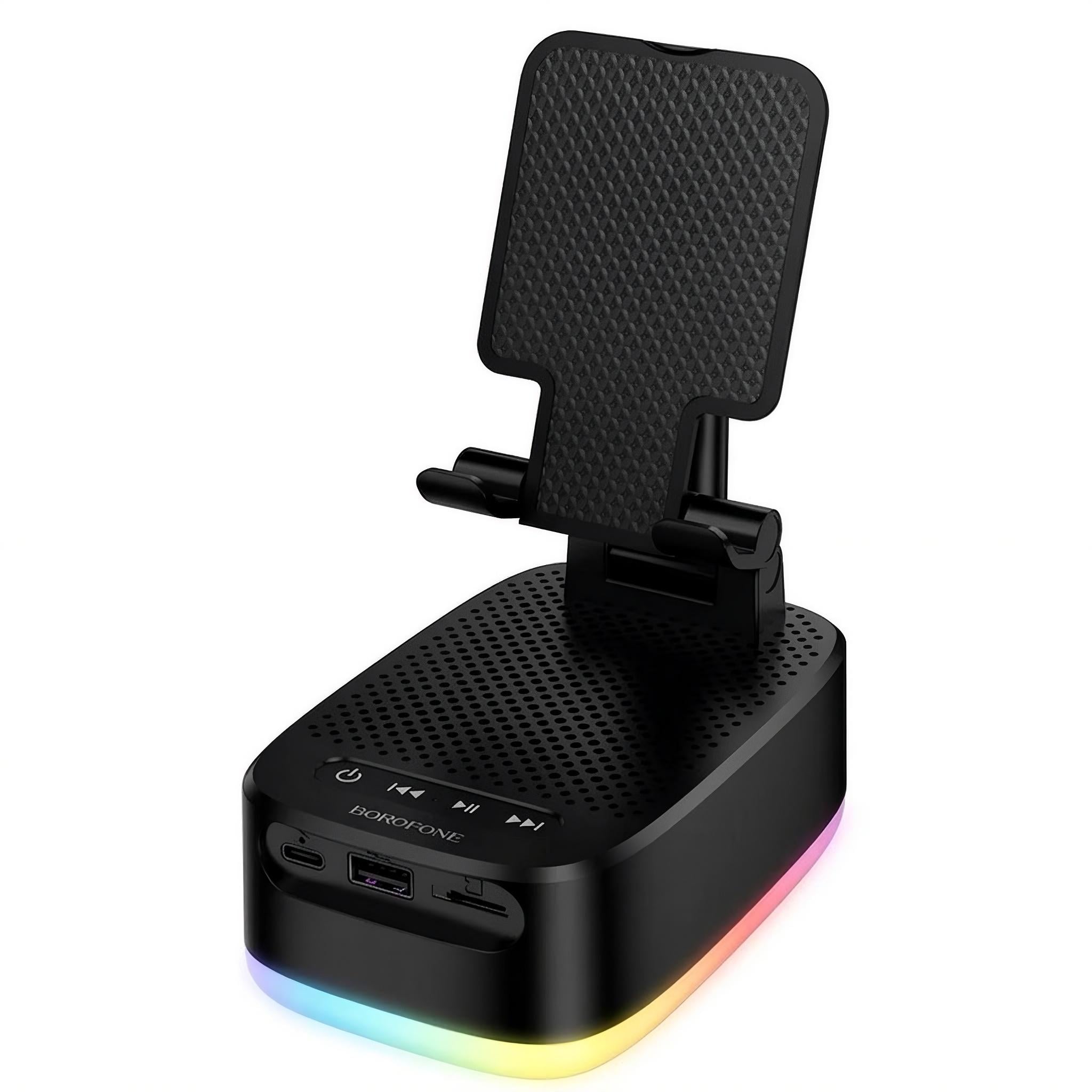 Портативная колонка Bluetooth Borofone BR200 с Power Bank 1500 mAh и держателем (33089438)