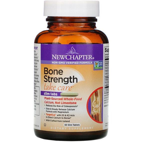 Комплекс для суглобів New Chapter Bone Strength Take Care 60 Tabs (NCR-0407) - фото 3