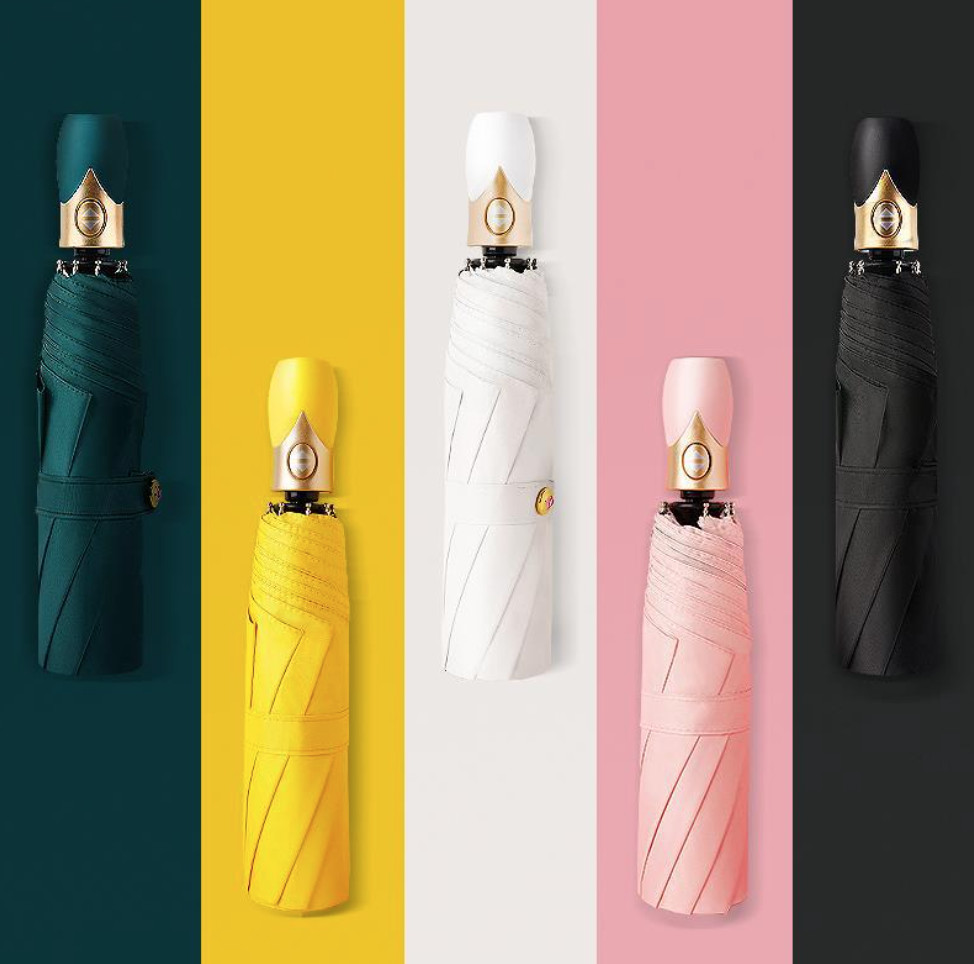 Парасолька складана 5570 96 см Бежевий (4228429) - фото 5 Парасолька складана 5570 96 см Бежевий (4228429) - фото 5