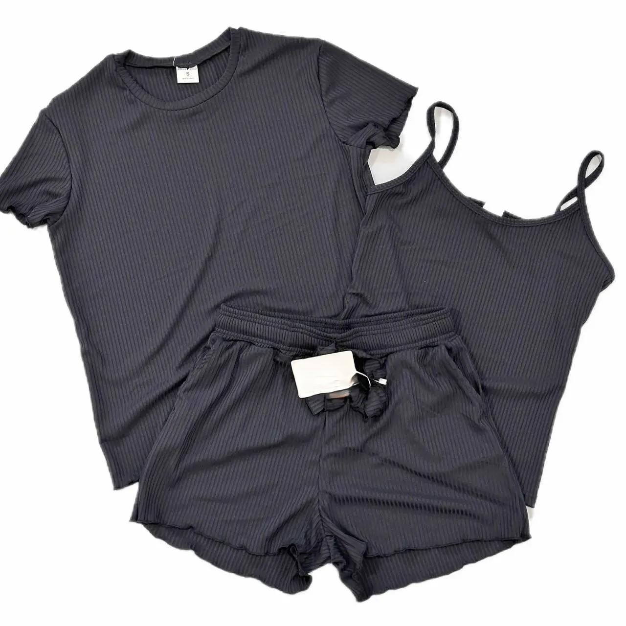 Пижама женская L Черный (Д-al-rub-25-009-03)