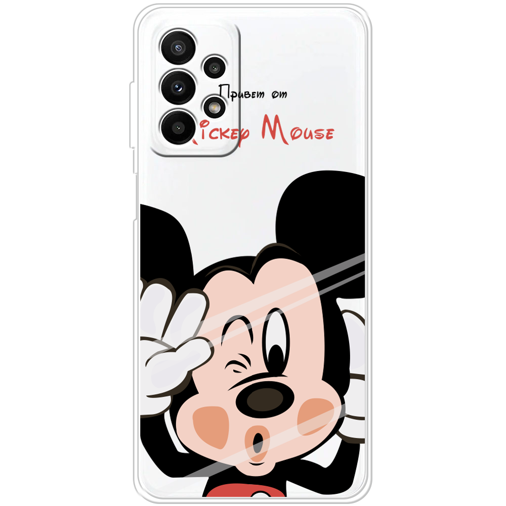 Чехол BoxFace Samsung Galaxy A23 (A235) Mister M Прозрачный силикон (44373-cc58-44373)