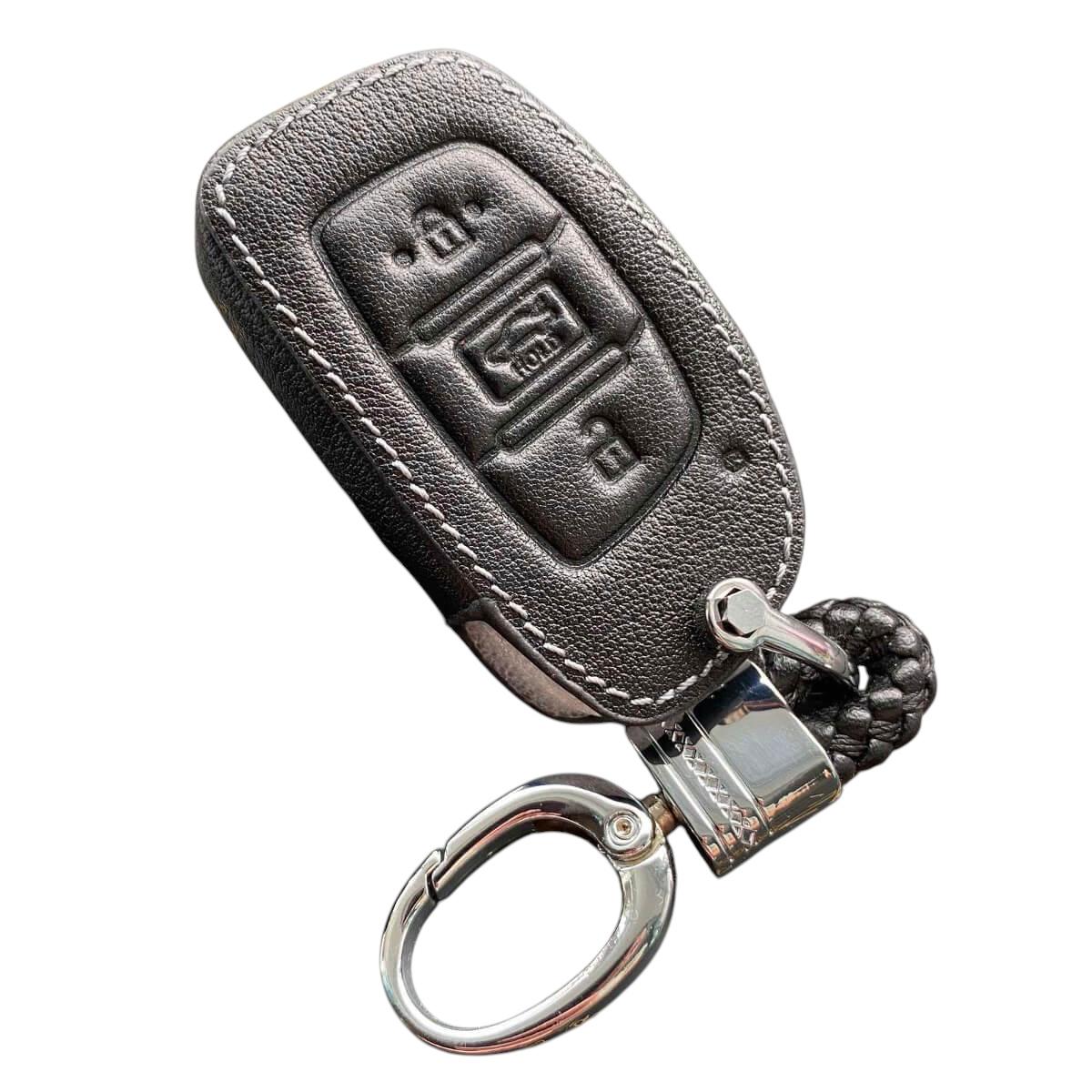 Чехол кожаный для ключа Hyundai (hu8le) Чехол кожаный для ключа Hyundai (hu8le)