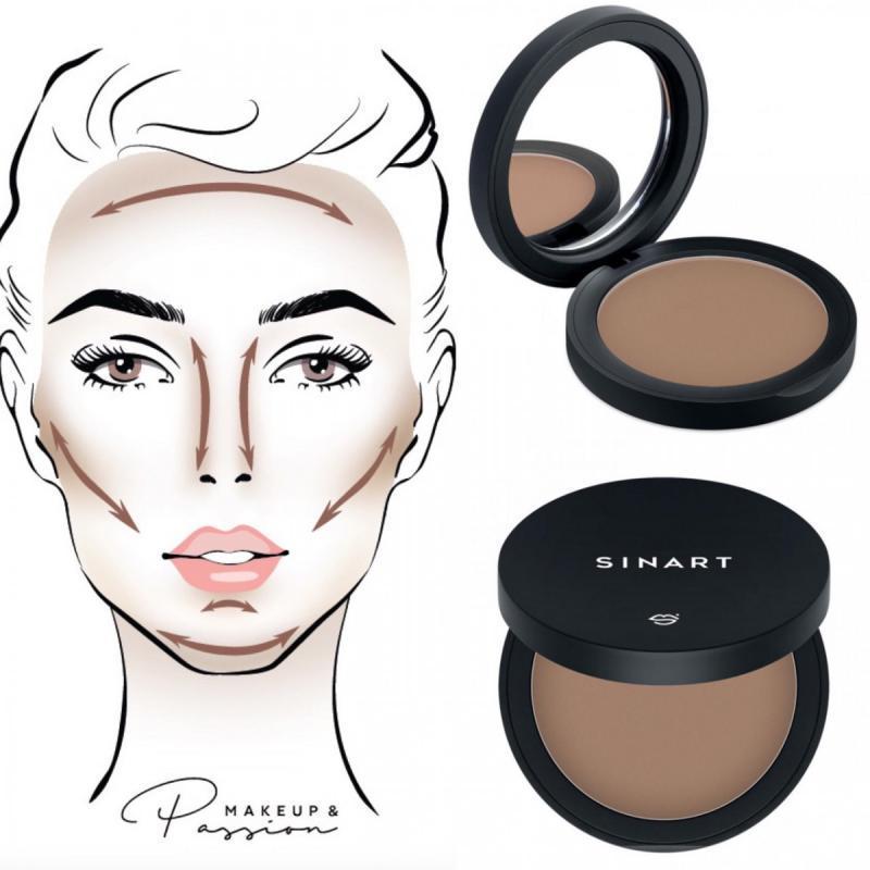 Пудра-скульптор Sinart ContourPro Sculpting Powder 10 г SP1 (1595932) - фото 6