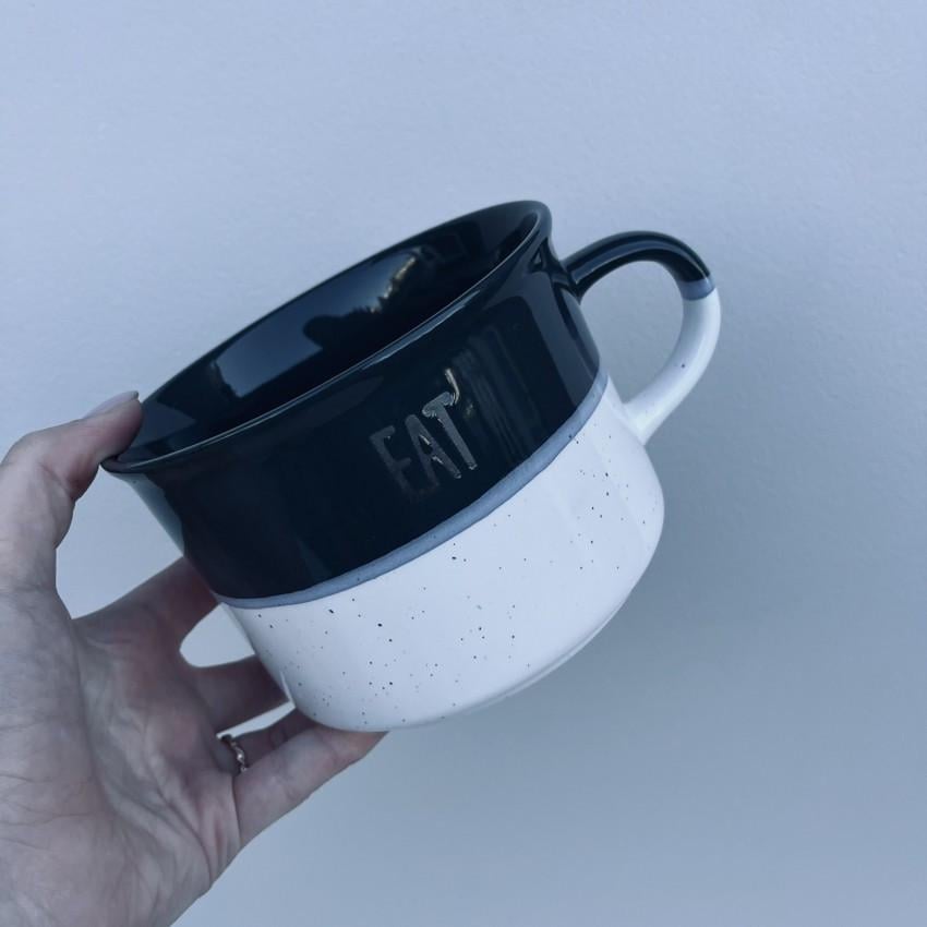 Чашка Milika C359-7 Yummy 700 мл Черно-белый (2698687916) - фото 3 Чашка Milika C359-7 Yummy 700 мл Черно-белый (2698687916) - фото 3