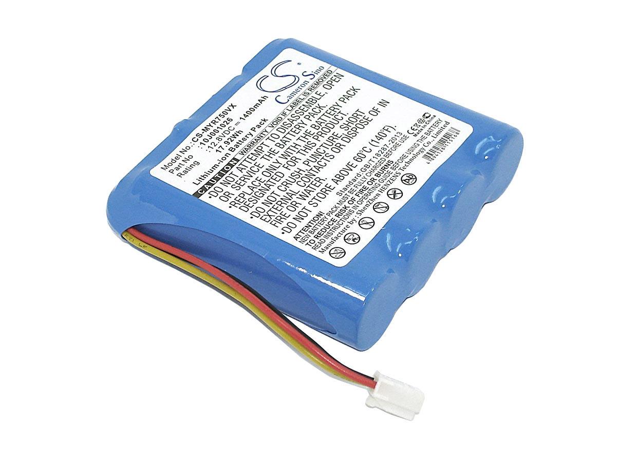Акумулятор для пилососа Moneual CS-MYR750VX Rydis MR7700 1400 mah 12.8V Синій