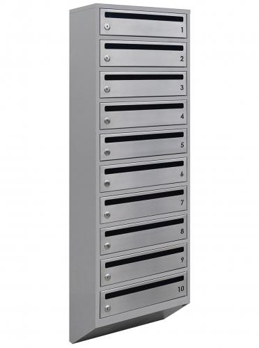 Почтовый ящик многосекционный Е1-10.F 100/1 RAL 7035