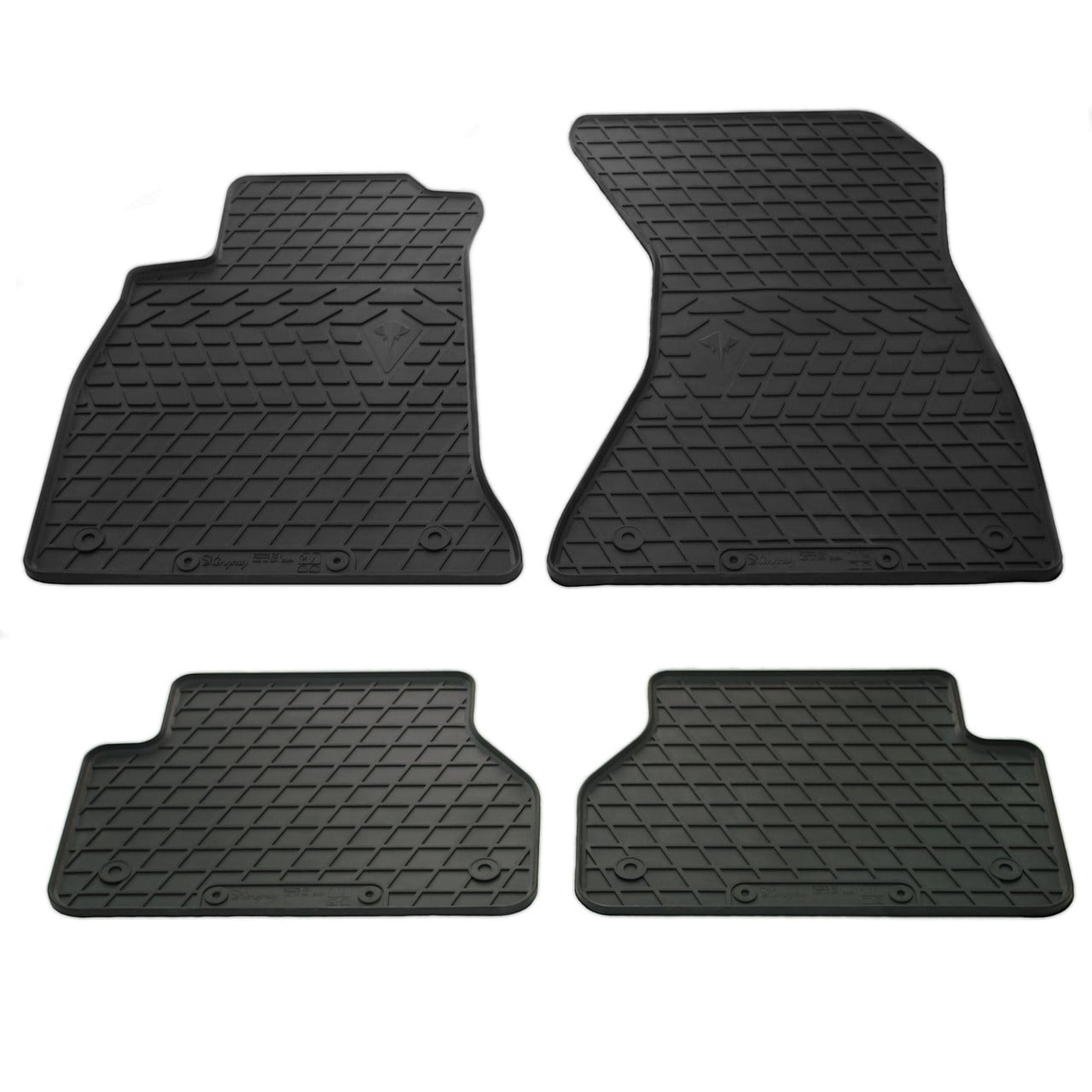 Коврики автомобильные Stingray для Audi A4 B9 2015- г. 4 шт. Черный (1545548074)
