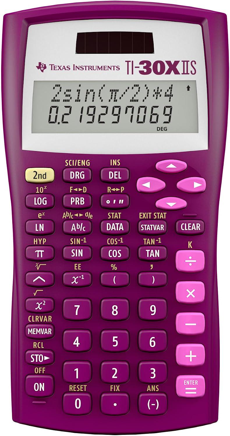 Калькулятор научный Texas Instruments TI-30XIIS Scientific Calculator Raspberry (37339250)