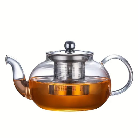 Заварювальний чайник з металевим ситом 580 мл (SNT008) Заварювальний чайник з металевим ситом 580 мл (SNT008)
