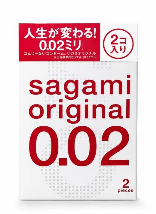 Презервативы ультратонкие Sagami 0.02 2 шт. (35242747)
