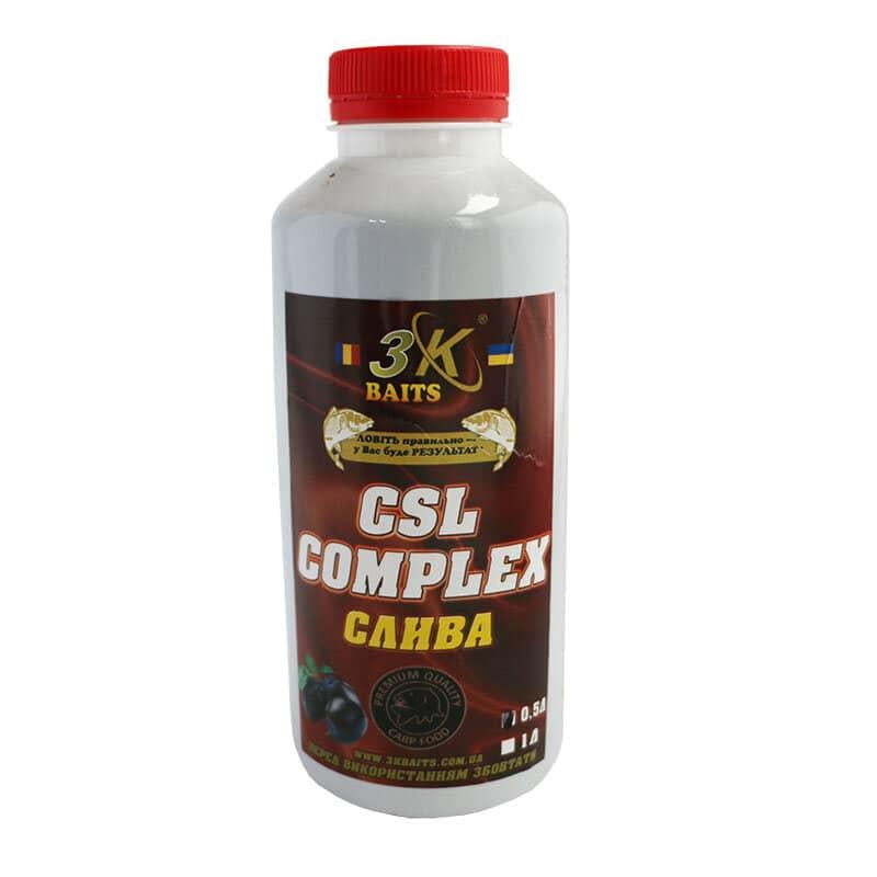 Прикорм CSL Complex 3KBaits Слива 500 мл (3KB1104)