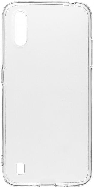 Чехол Silicone Case WS Samsung A01/M01 (A015/M015) Прозрачный