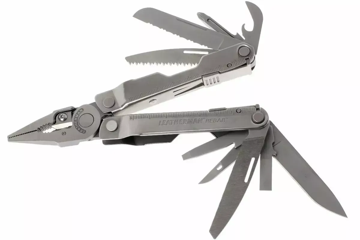 Мультитул Leatherman Rebar Stainless Steel 17 инструментов с чехлом (26067866) - фото 2 Мультитул Leatherman Rebar Stainless Steel 17 инструментов с чехлом (26067866) - фото 2
