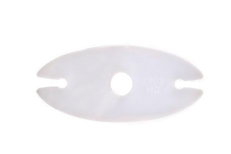 Форма молд держатель овал для двух бокалов из эпоксидной смолы (6254)