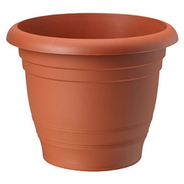 Кашпо круглое Form Plastic Афро 6,8 л Терракот (4008061609)