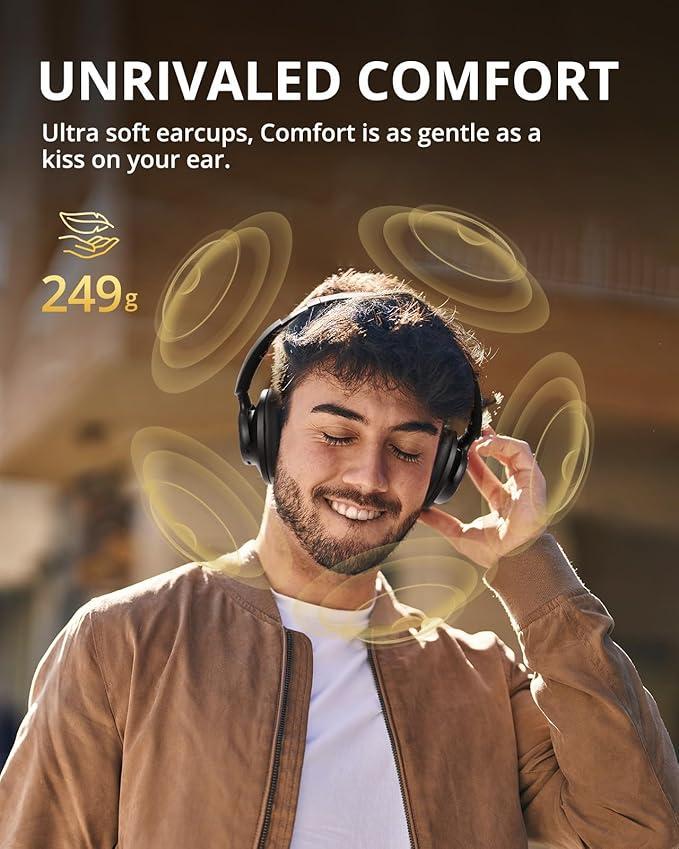 Навушники бездротові з мікрофоном Tronsmart Q20S з шумопоглинанням - фото 6 Навушники бездротові з мікрофоном Tronsmart Q20S з шумопоглинанням - фото 6