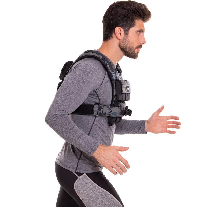 Жилет обтяжувач TA-3271 16 кг Чорний (56363251) - фото 7