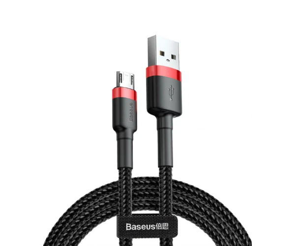 Кабель Data Baseus Cafule CAMKLF-С91 microUSB 1,5A 2м Black