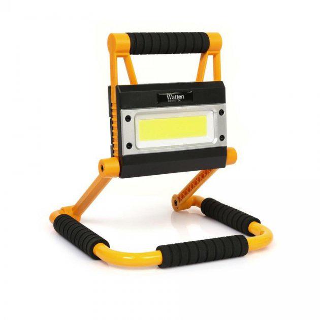 ᐉ Прожектор переносной Watton WT-328 аккумуляторный светодиодный 1300 ...