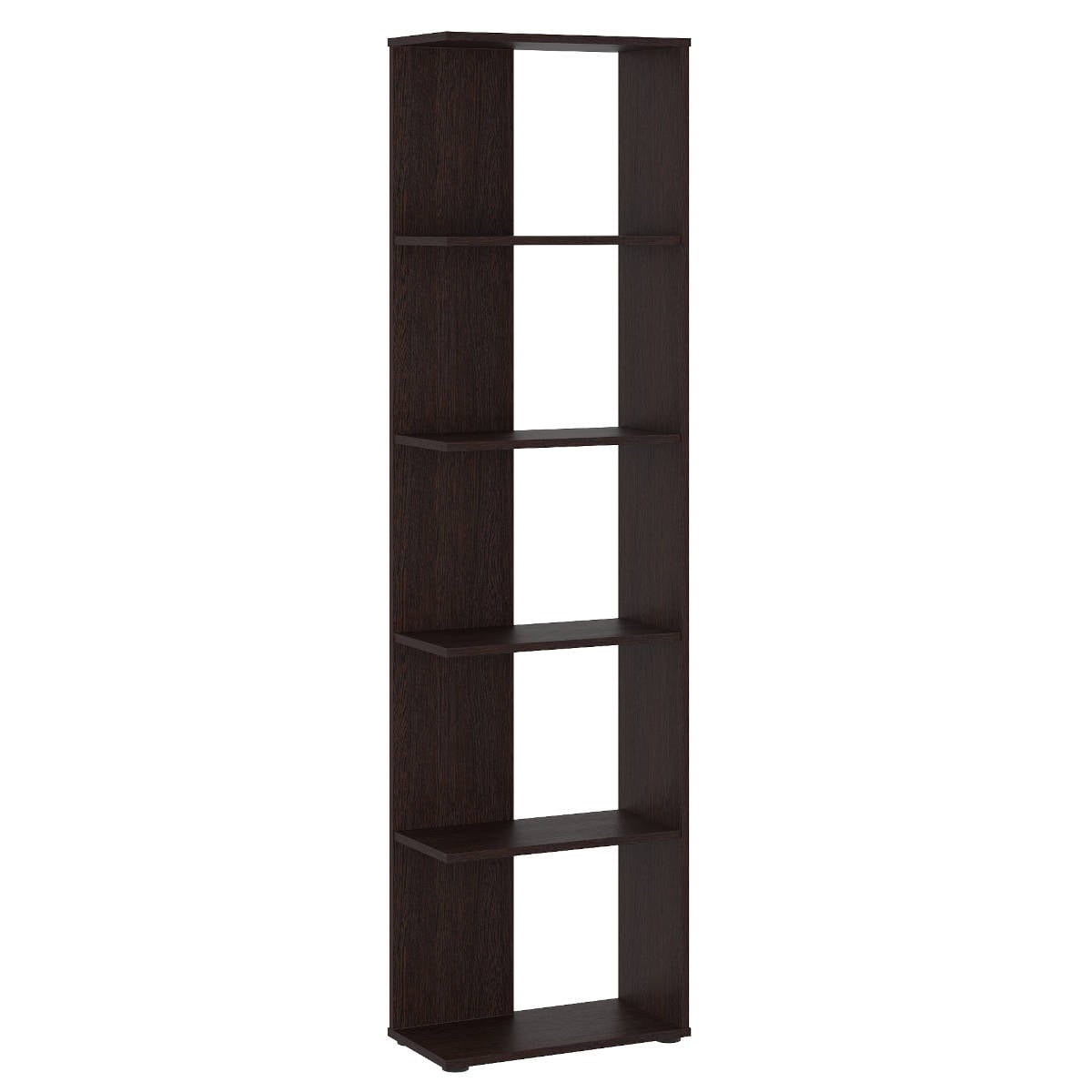 Стеллаж книжный Компанит П-37 50х25,6х185,6 см Венге темный (6454fa06d63ee84d8e03966b)