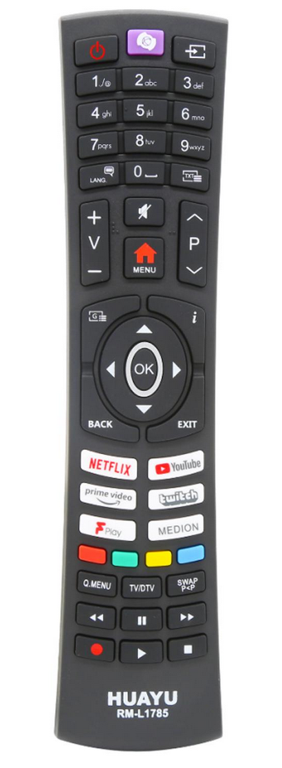 Универсальный пульт для телевизора Hitachi RM-L1785 (3242)