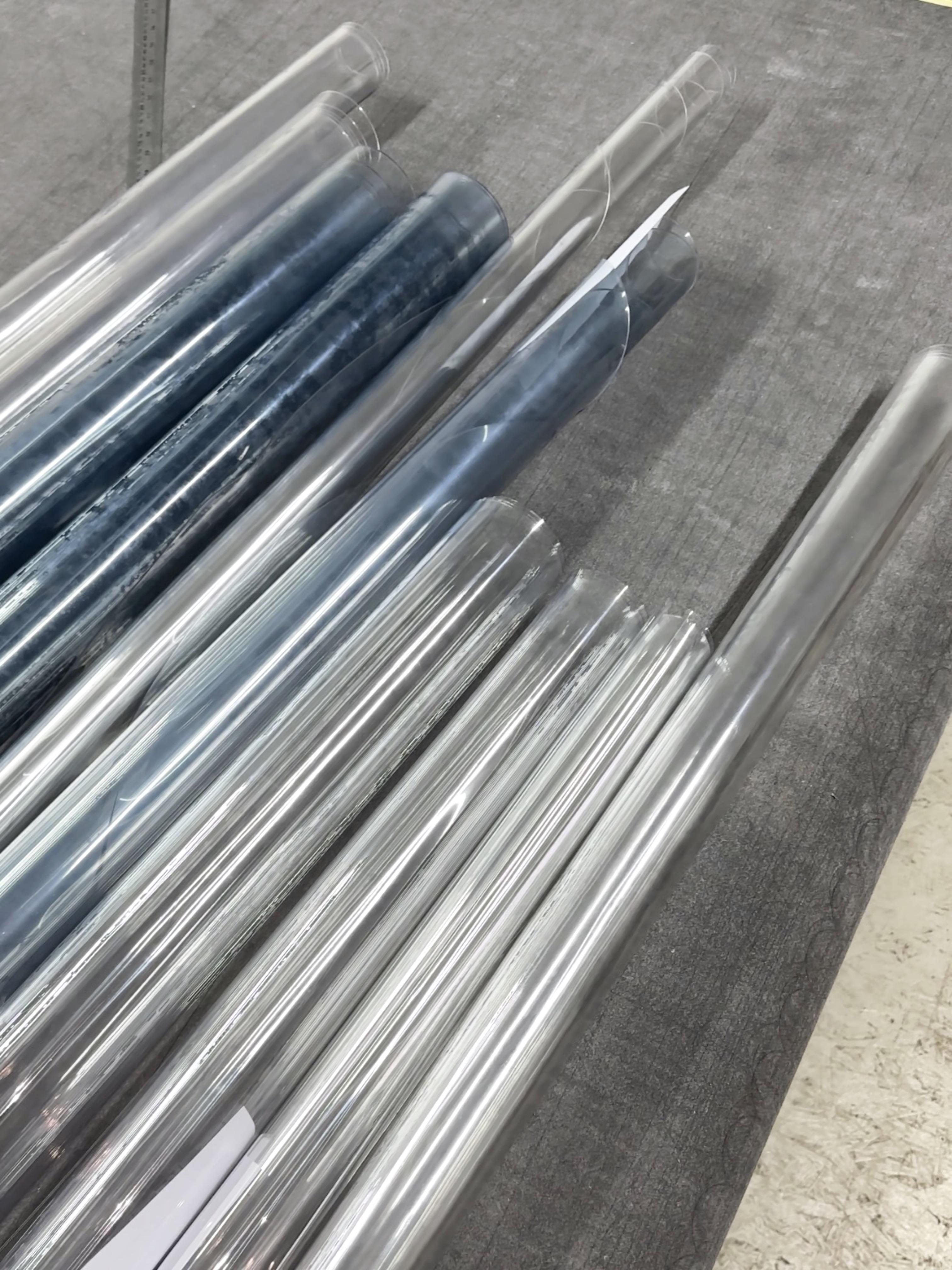 Скатертина силіконова круг Crystal м'яке скло ∅ 105 см/1,5 мм 1500 мікрон (1150-68) - фото 14