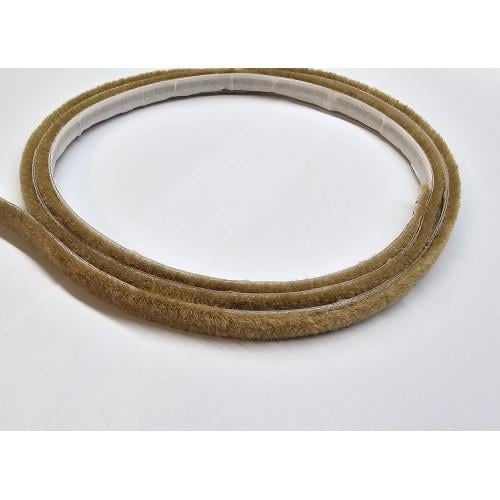 Уплотнитель щеточный самоклеящийся Sigma для раздвижных систем дверей шкафа купе 1 м Золотой (714890) - фото 2