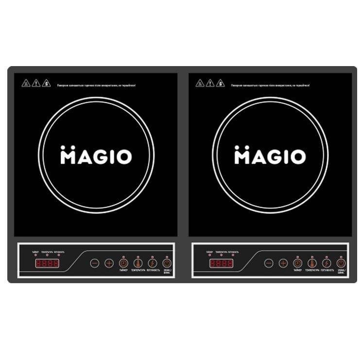 Електроплита MAGIO MG-443 настільна двоконфоркова 2700 Вт (tf5561)