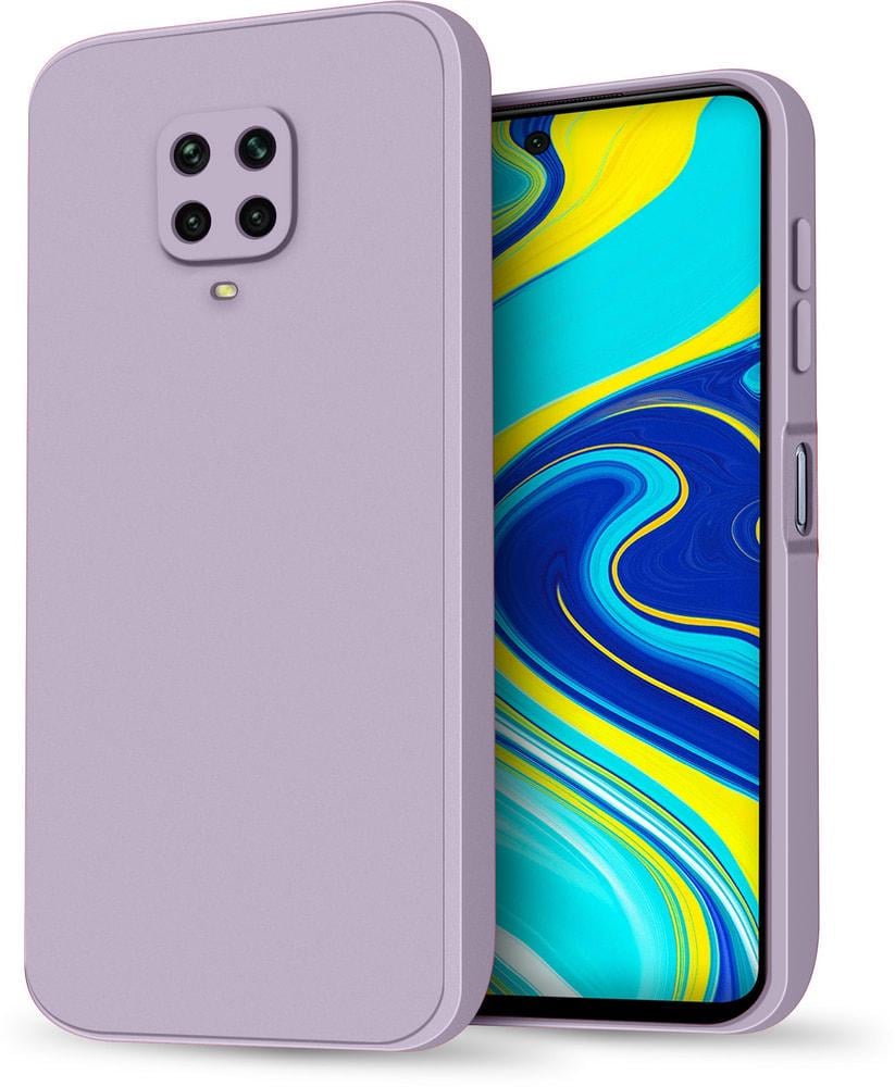 Силиконовый чехол HardCorner Xiaomi Redmi Note 9 Pro (с микрофиброй) Lilac (34866-3B)