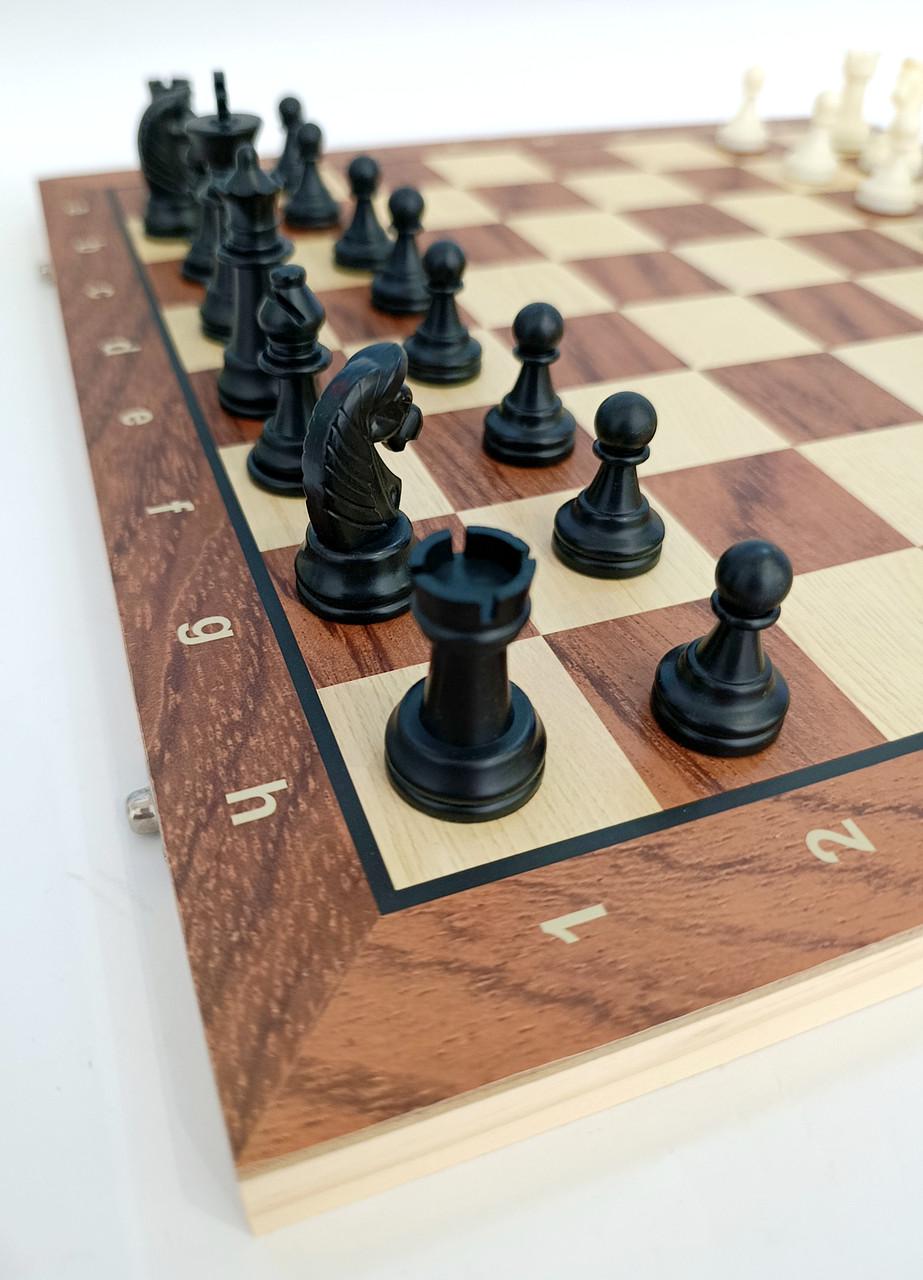 Шахматы деревянные настольные 20х40х4 см - фото 7 Шахматы деревянные настольные 20х40х4 см - фото 7