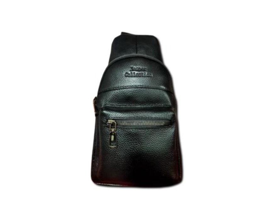 Сумка кожаная 602 с молнией (43864-_410)