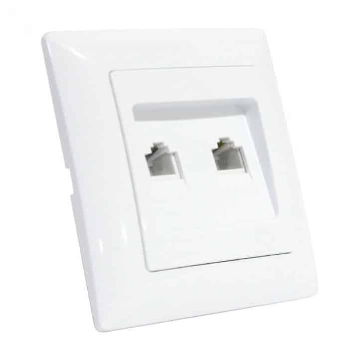 Розетка компьютерная HOROZ ELECTRIC 112-005-0016-010 Tina пластик IP20 Белый (29176878)