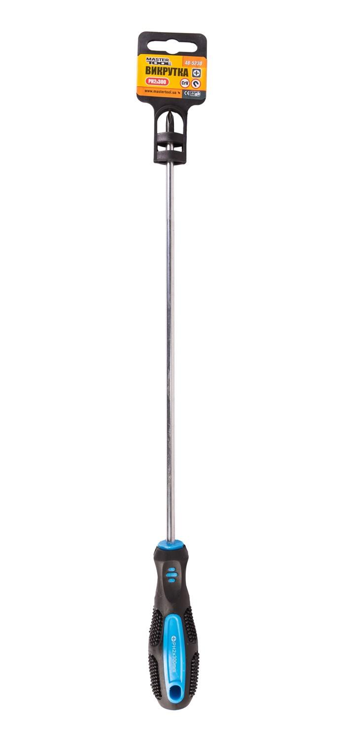 Отвертка крестовая Mastertool РН2х300 мм (48-5230) - фото 2 Отвертка крестовая Mastertool РН2х300 мм (48-5230) - фото 2