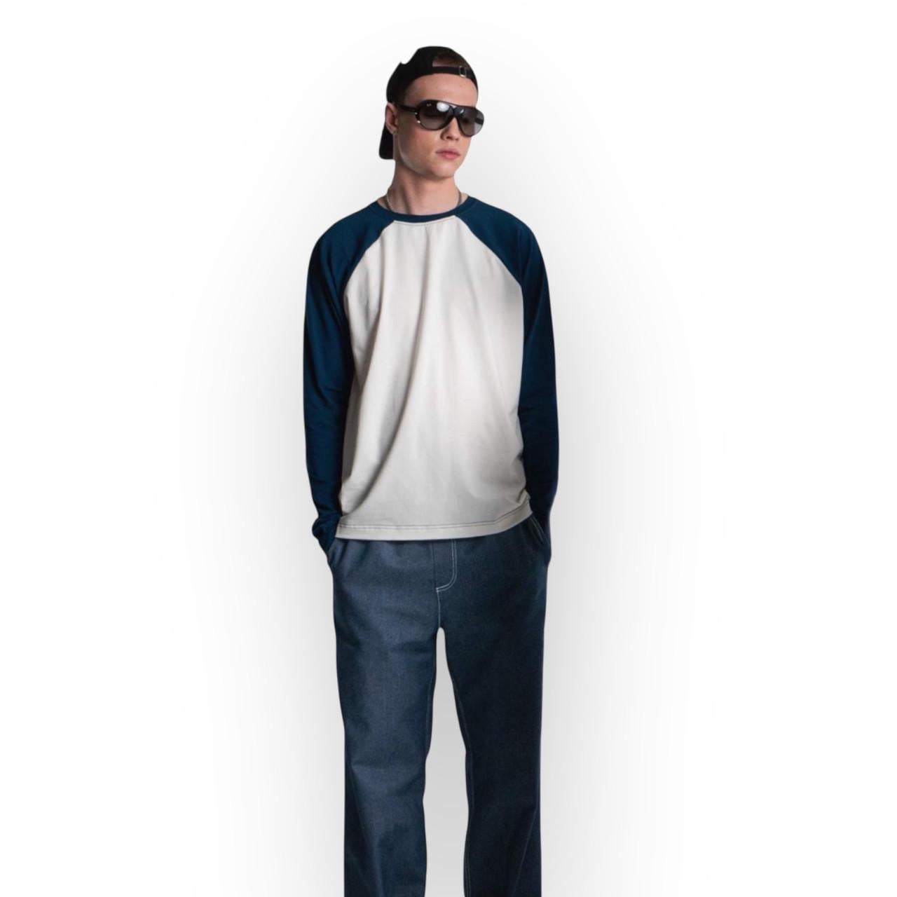 Джемпер детский для мальчика OV2U 158 см Молочно-синий (29551075)