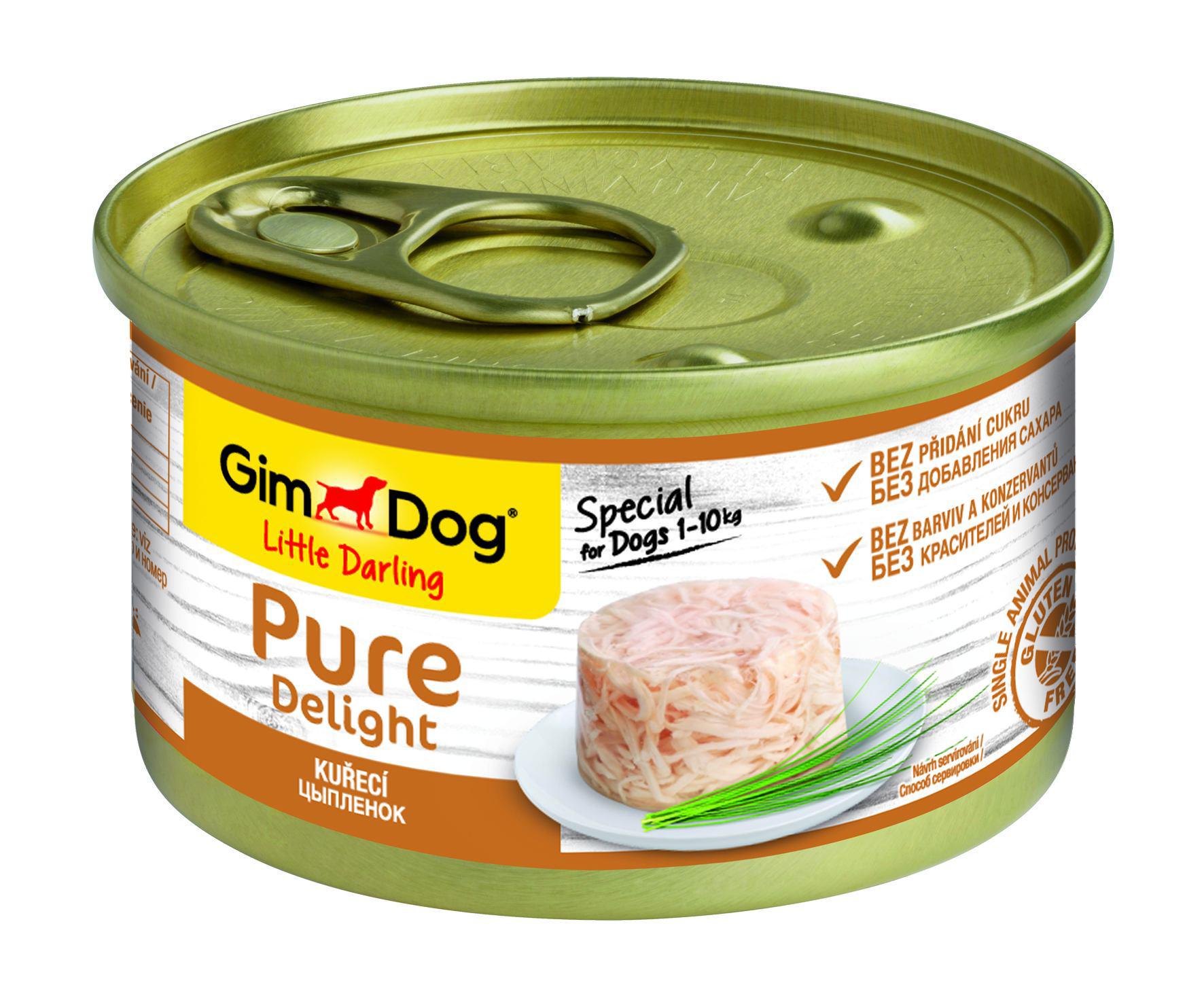 Корм влажный для собак GimDog LD Pure Delight 85 г