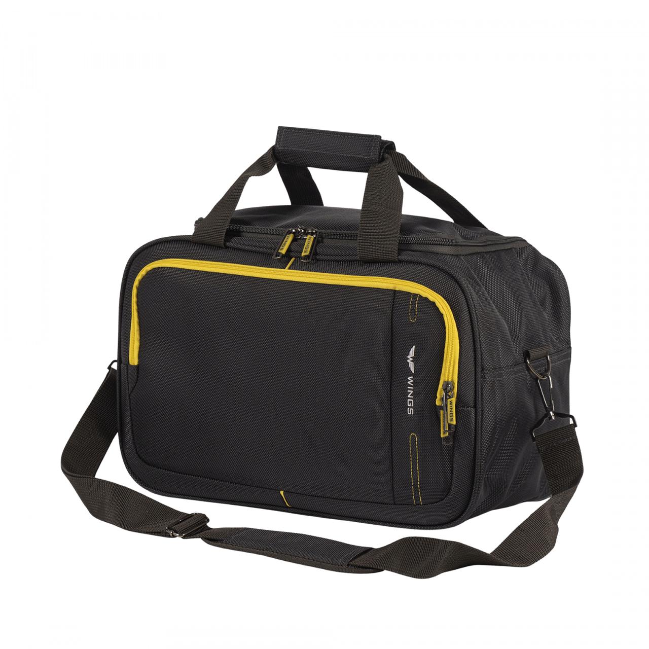 Дорожная сумка Wings AVC01 20 л Серый/Желтый (AVC01-BC-Grey)