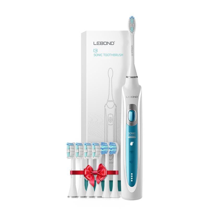 Электрическая зубная щетка Lebond I3 MAX 6 насадок Blue (3791)