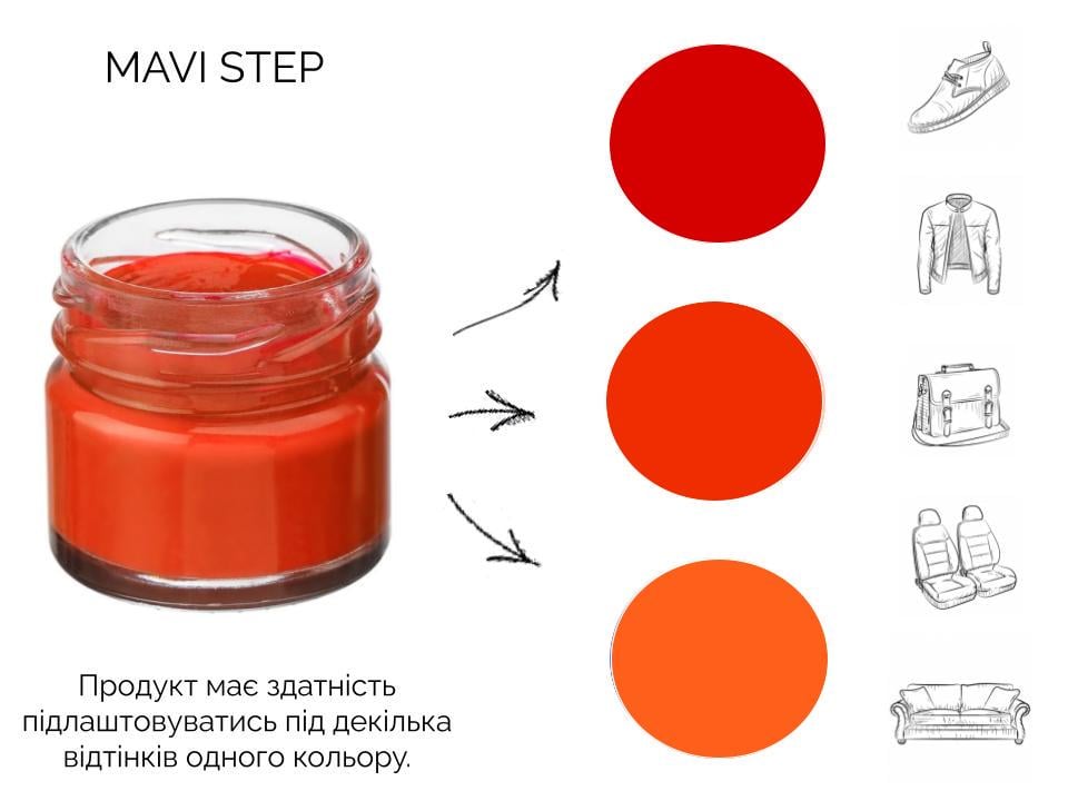 Крем для взуття та шкіри Mavi Step Creme de Beaute 25 мл Помаранчевий (C01/128/025) - фото 3