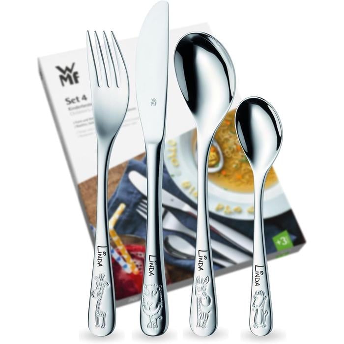 Детские столовые приборы WMF Safari 4 пр.