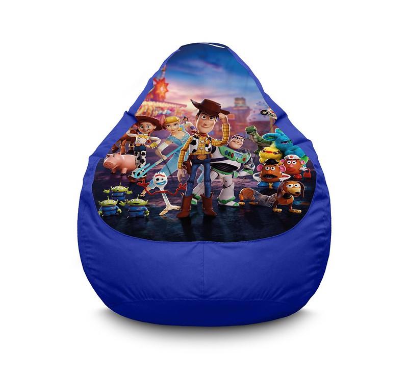 Кресло мешок iPuff Toy Story 4 Main characters Оксфорд XXL 90х125 см Синий Кресло мешок iPuff Toy Story 4 Main characters Оксфорд XXL 90х125 см Синий