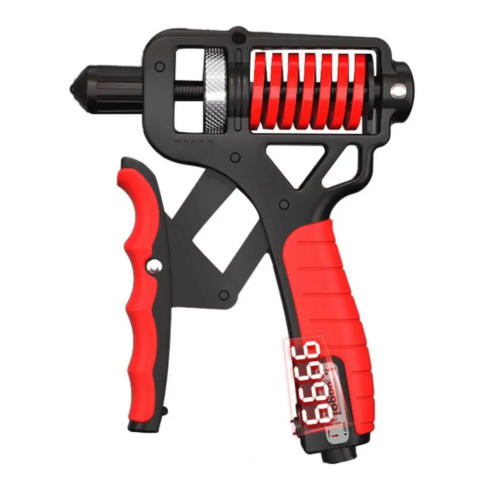 Эспандер регулируемый кистевой с нагрузкой с прорезиненной ручкой 5-165 кг с счетчиком нажатий до 9999 (29156 ч)