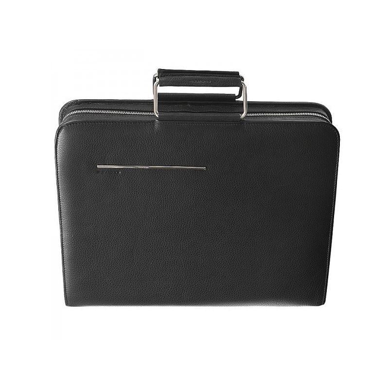 Портфель з блокнотом А4 для ноутбука Piquadro MODUS Black (PB1166MO_N)